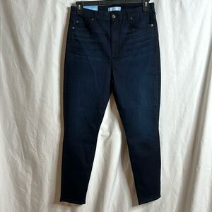 NWT 7 For All Mankind Womens B(Air) High Waist Ankle Skinny Denim Jeans Size 32